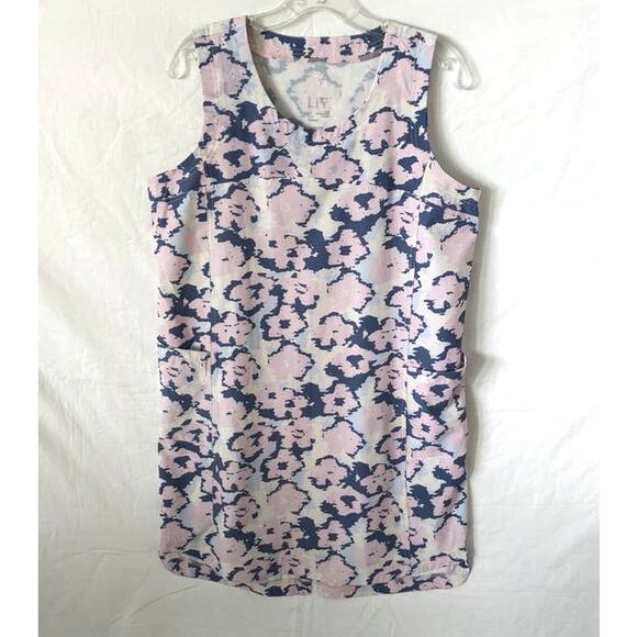 LIV Outdoor pastel floral camo athletic dress (pockets, size large) - Picture 1 of 9
